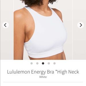 Lululemon Energy Bra - High Neck Size 6